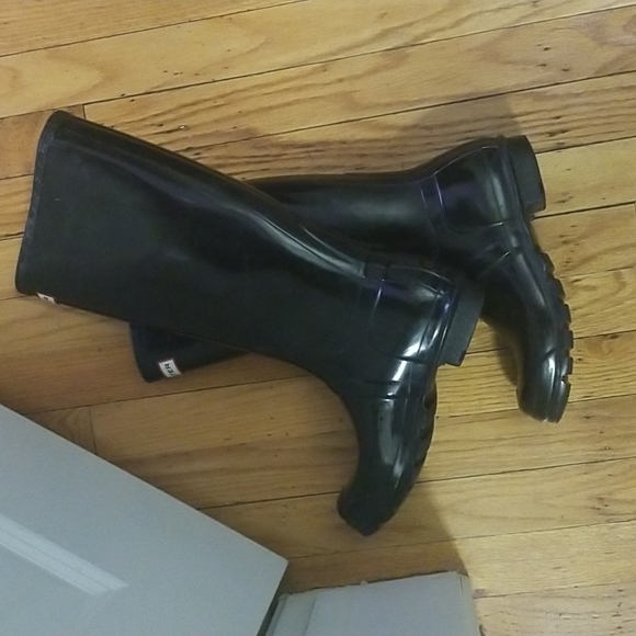 Hunter Boots Black sz. US 7 EU 38 - Picture 11 of 16